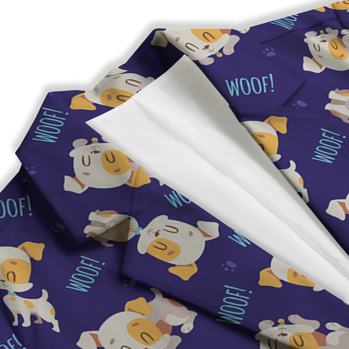 Jack Russell Terrier Cute Print Pattern Women's Blazer-grizzshop