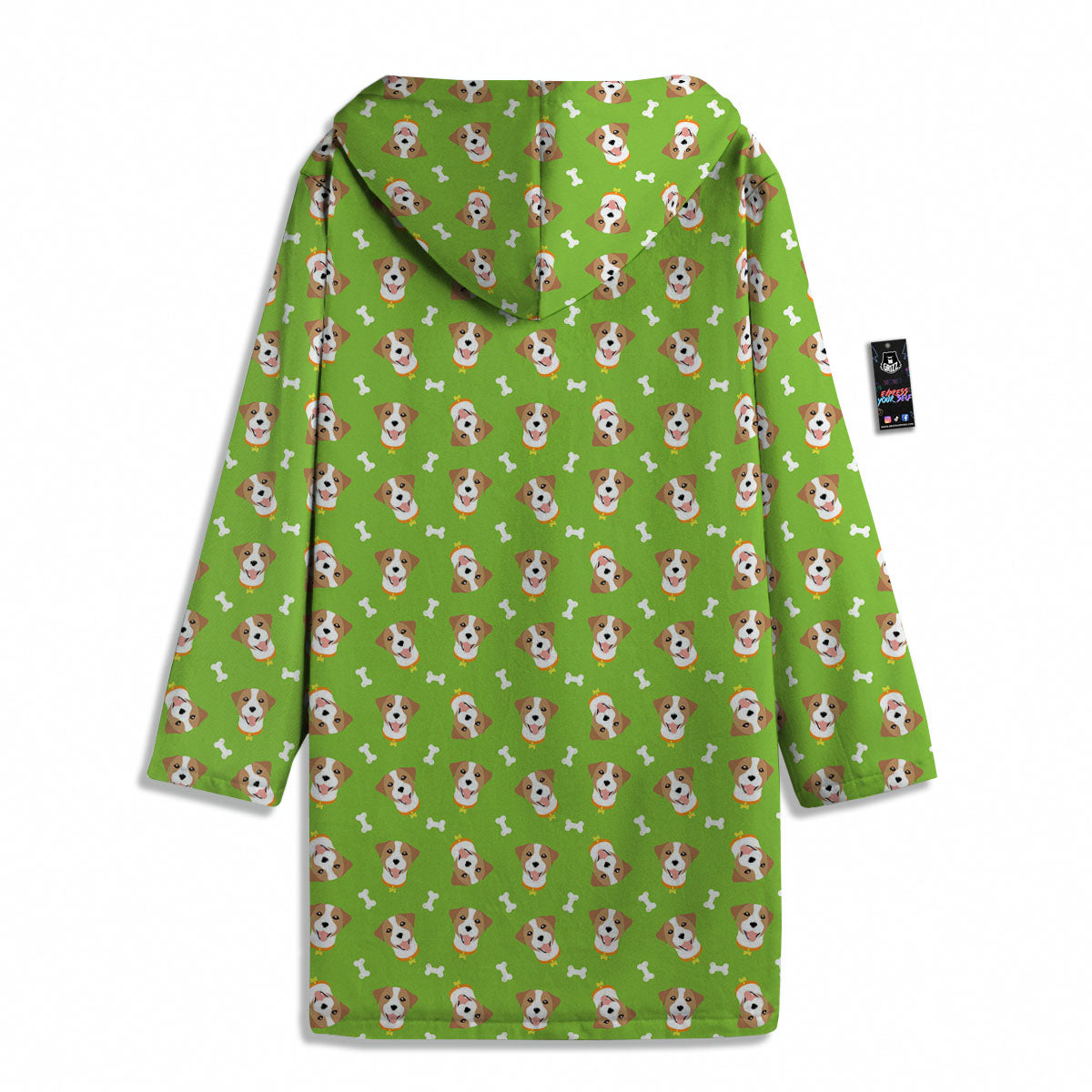 Jack Russell Terrier Happy Print Pattern Men's Windbreaker Jacket-grizzshop