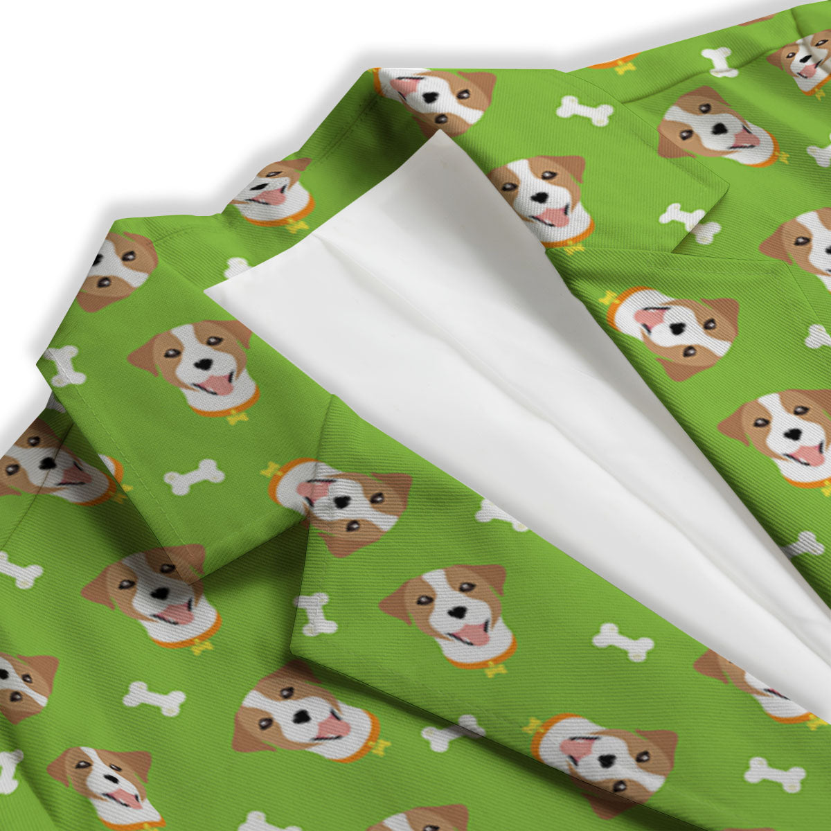 Jack Russell Terrier Happy Print Pattern Women's Blazer-grizzshop