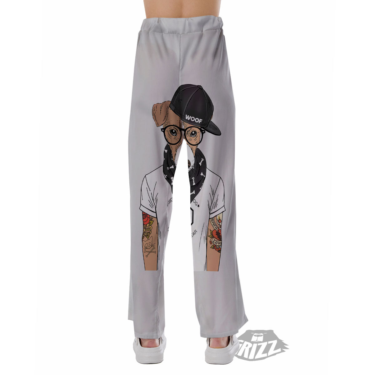 Jack Russell Terrier Hipster Print Pajama Pants-grizzshop