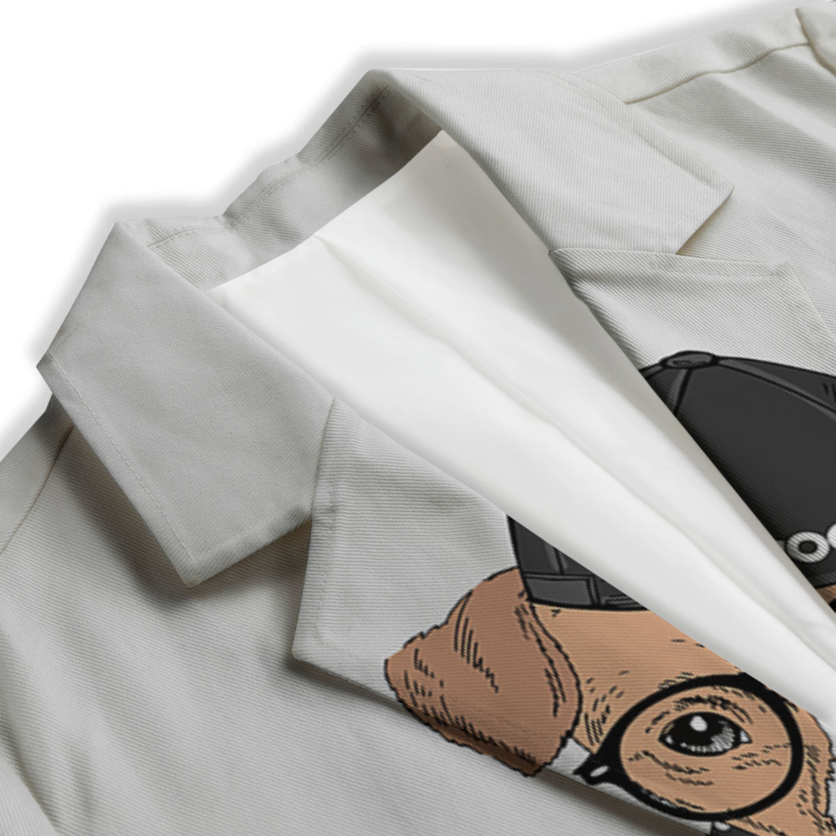 Jack Russell Terrier Hipster Print Women's Blazer-grizzshop