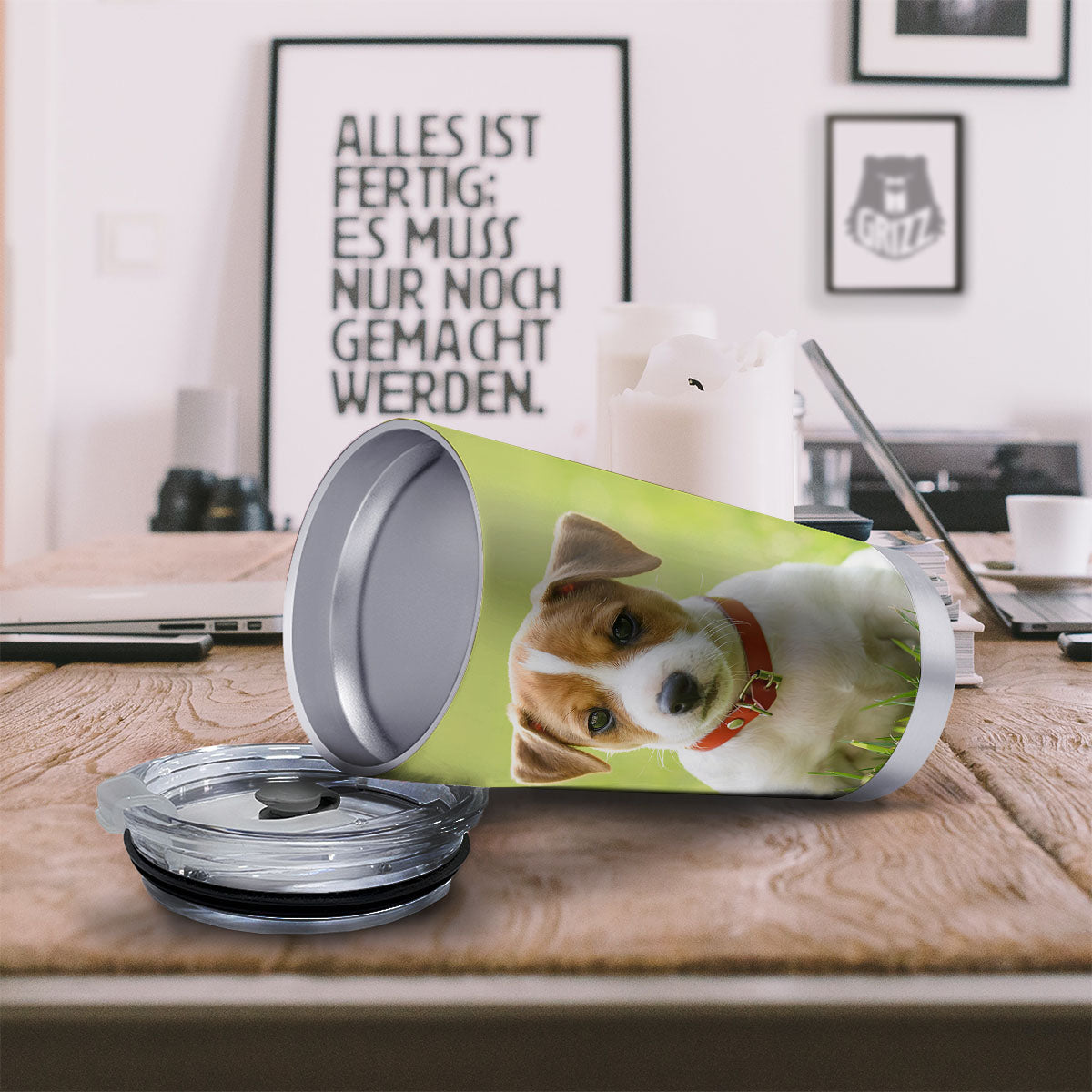 Jack Russell Terrier Little Print Tumbler-grizzshop