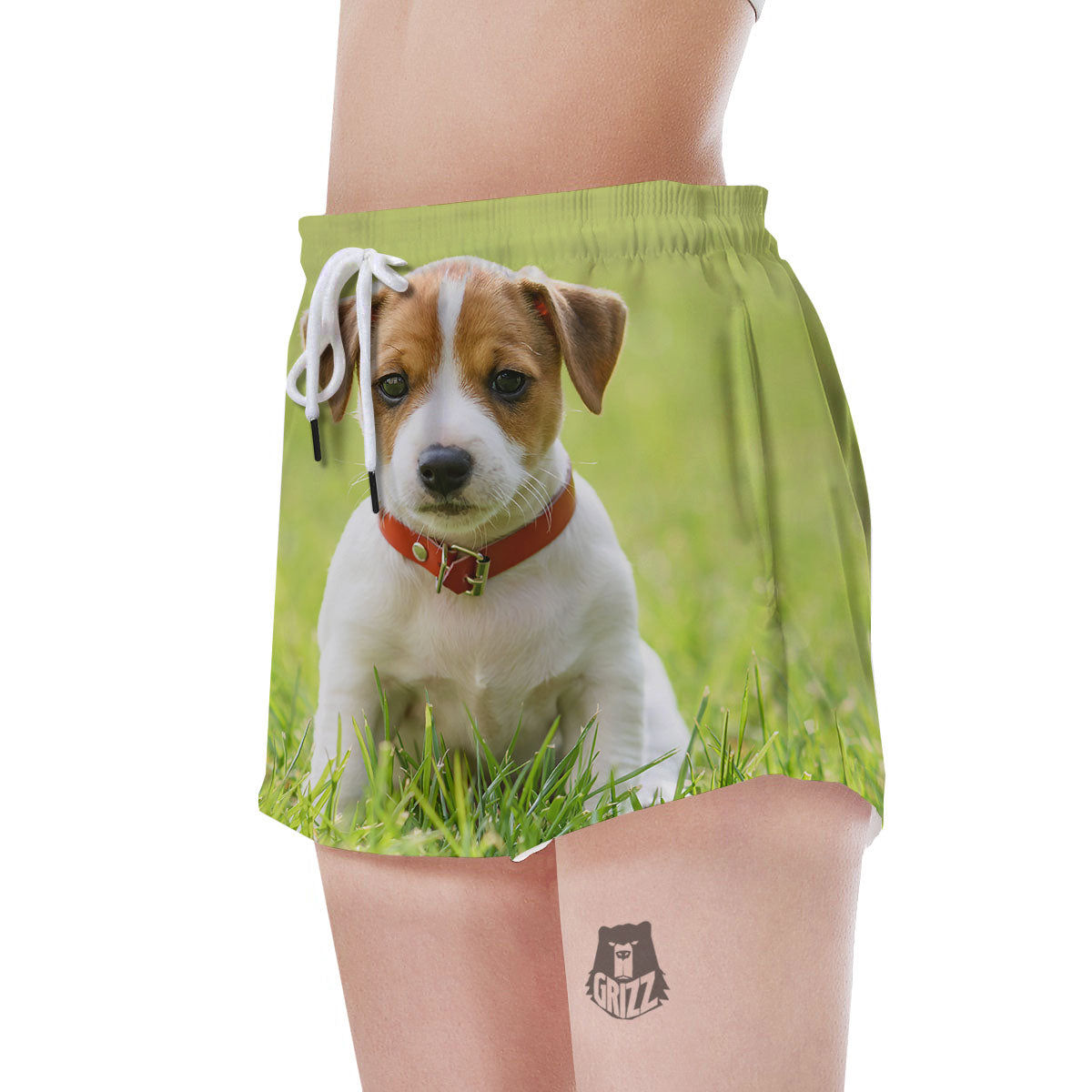 Jack Russell Terrier Little Print Women's Shorts-grizzshop