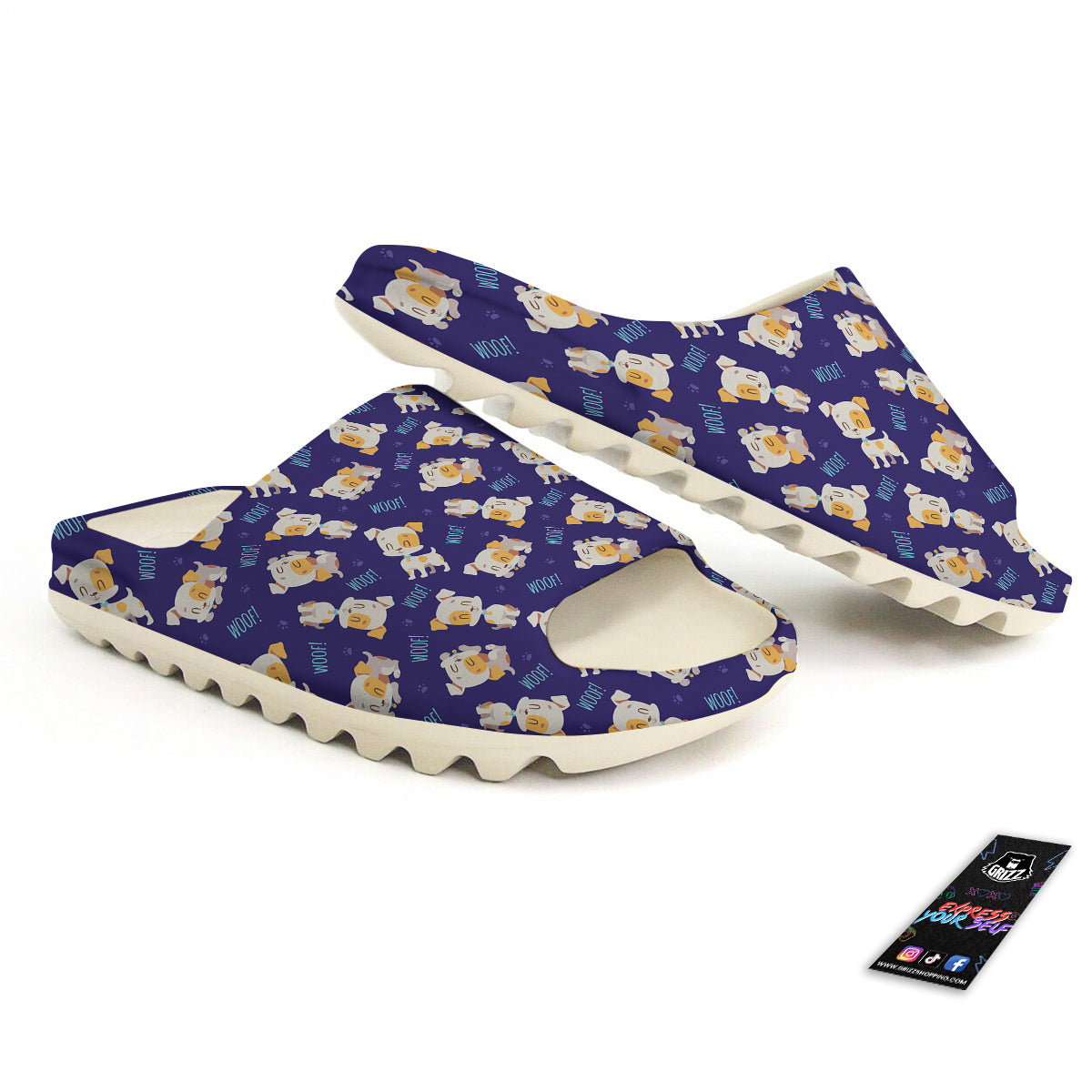 Jack Russell Terrier Cute Print Pattern Sandals-grizzshop