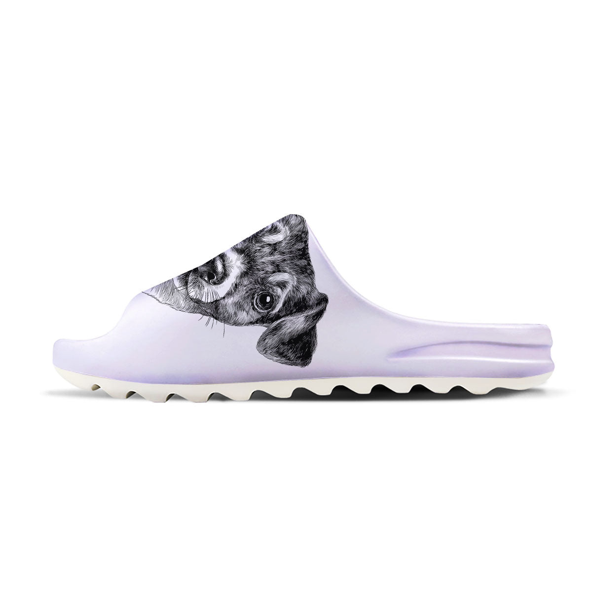 Jack Russell Terrier Drawing Print Sandals-grizzshop