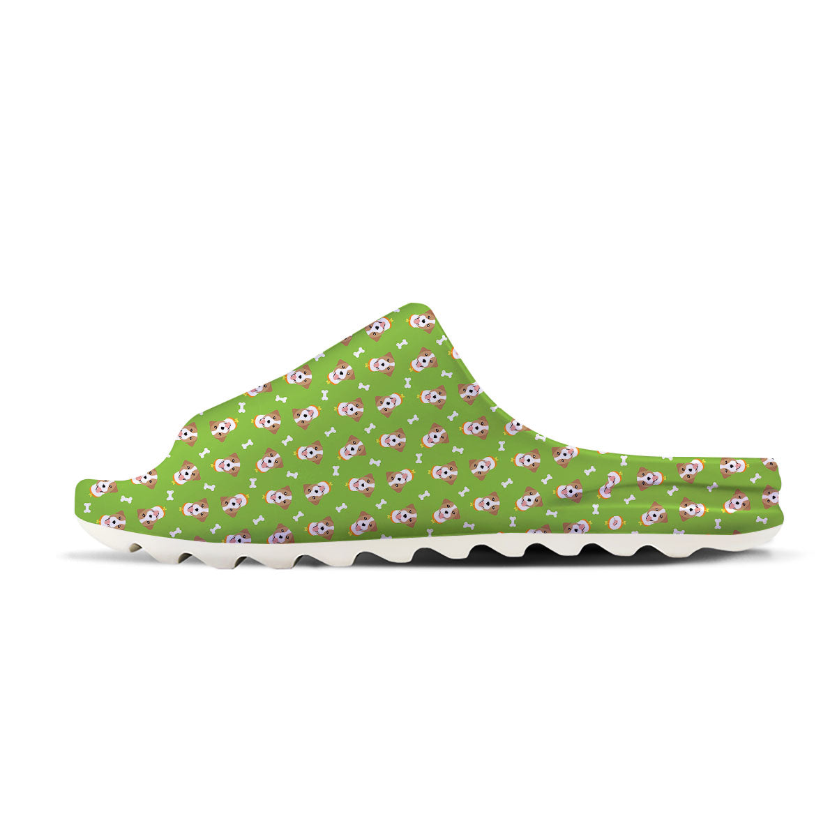 Jack Russell Terrier Happy Print Pattern Sandals-grizzshop