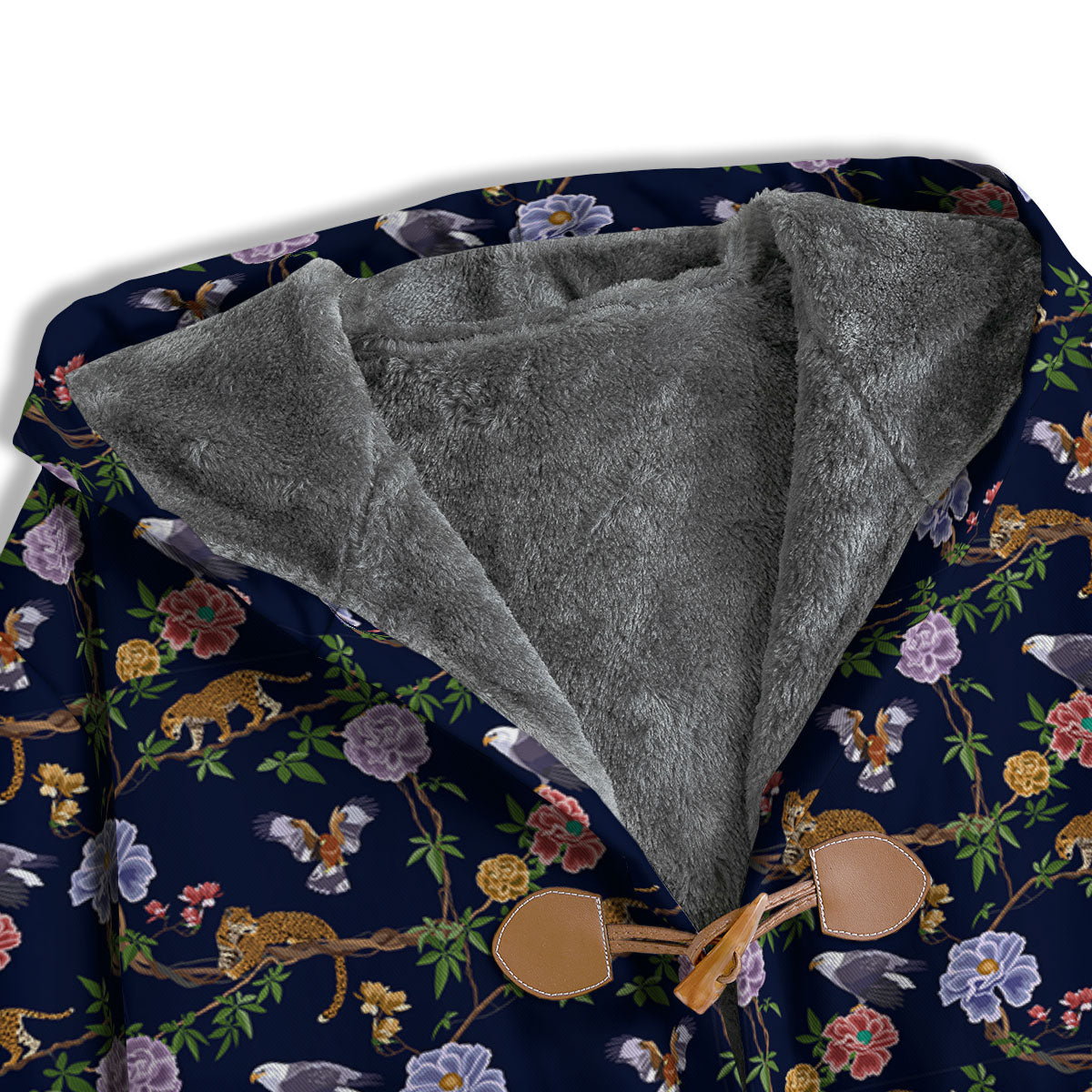 Jaguar And Eagle Print Pattern Men's Windbreaker Jacket-grizzshop