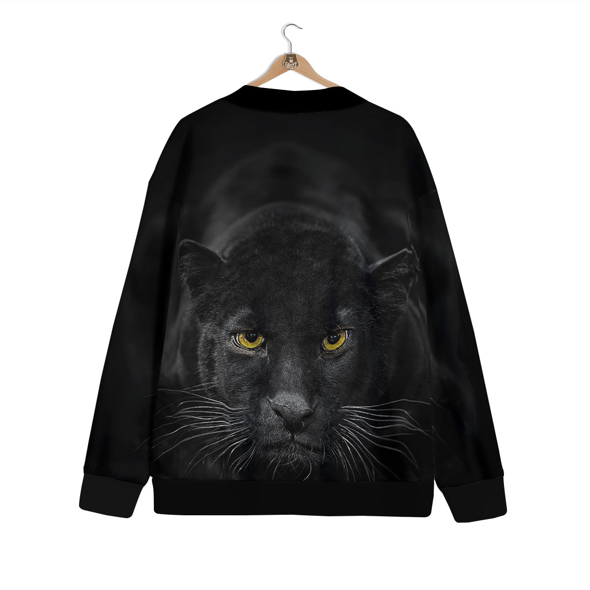 Jaguar Black Print Cardigan-grizzshop