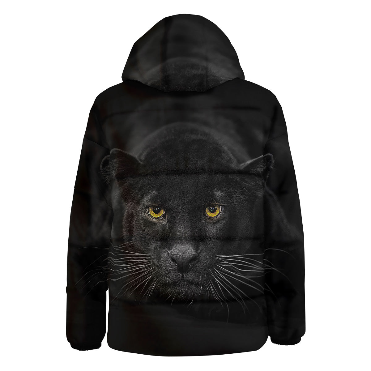 Jaguar Black Print Down Jacket-grizzshop