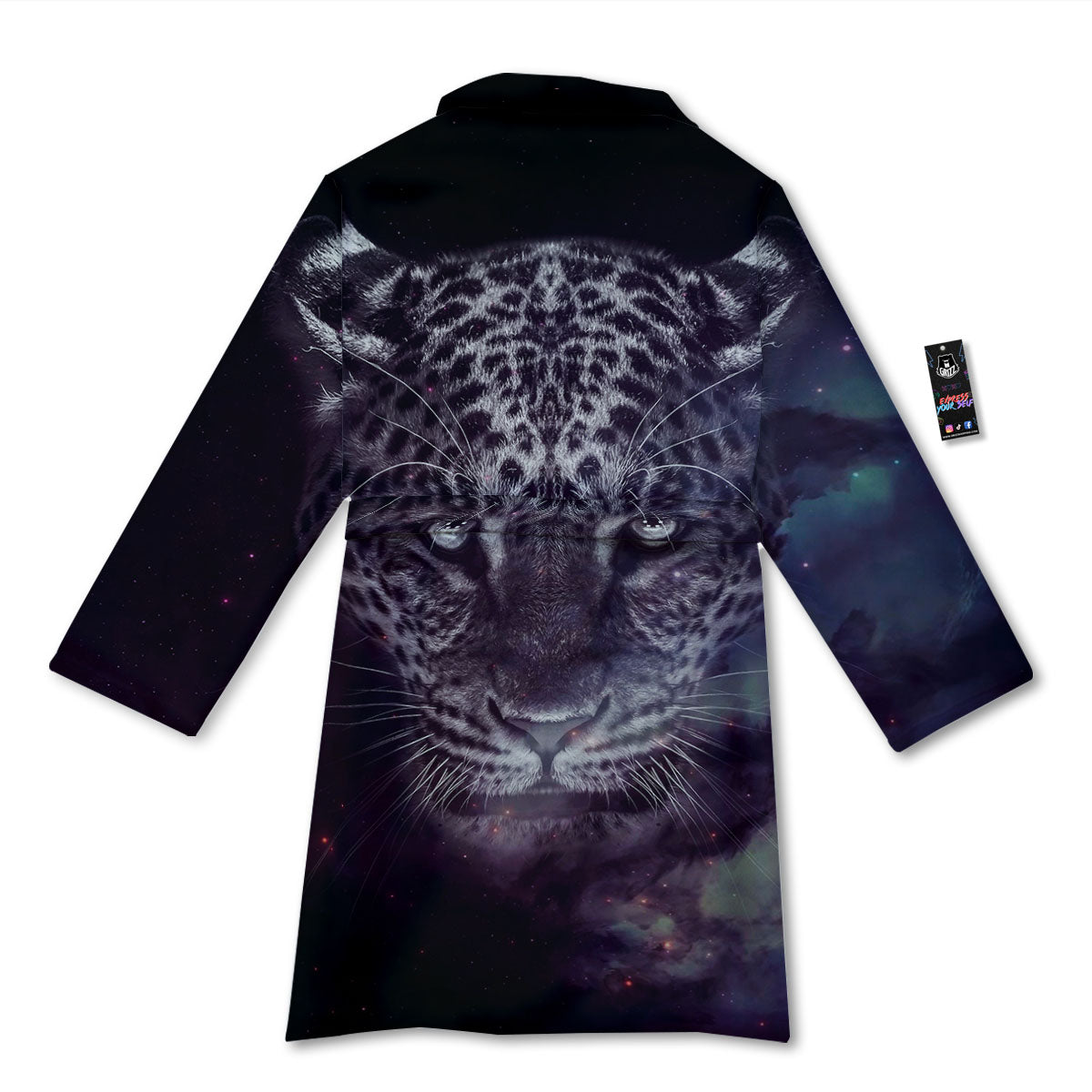 Jaguar Galaxy Print Bathrobe-grizzshop