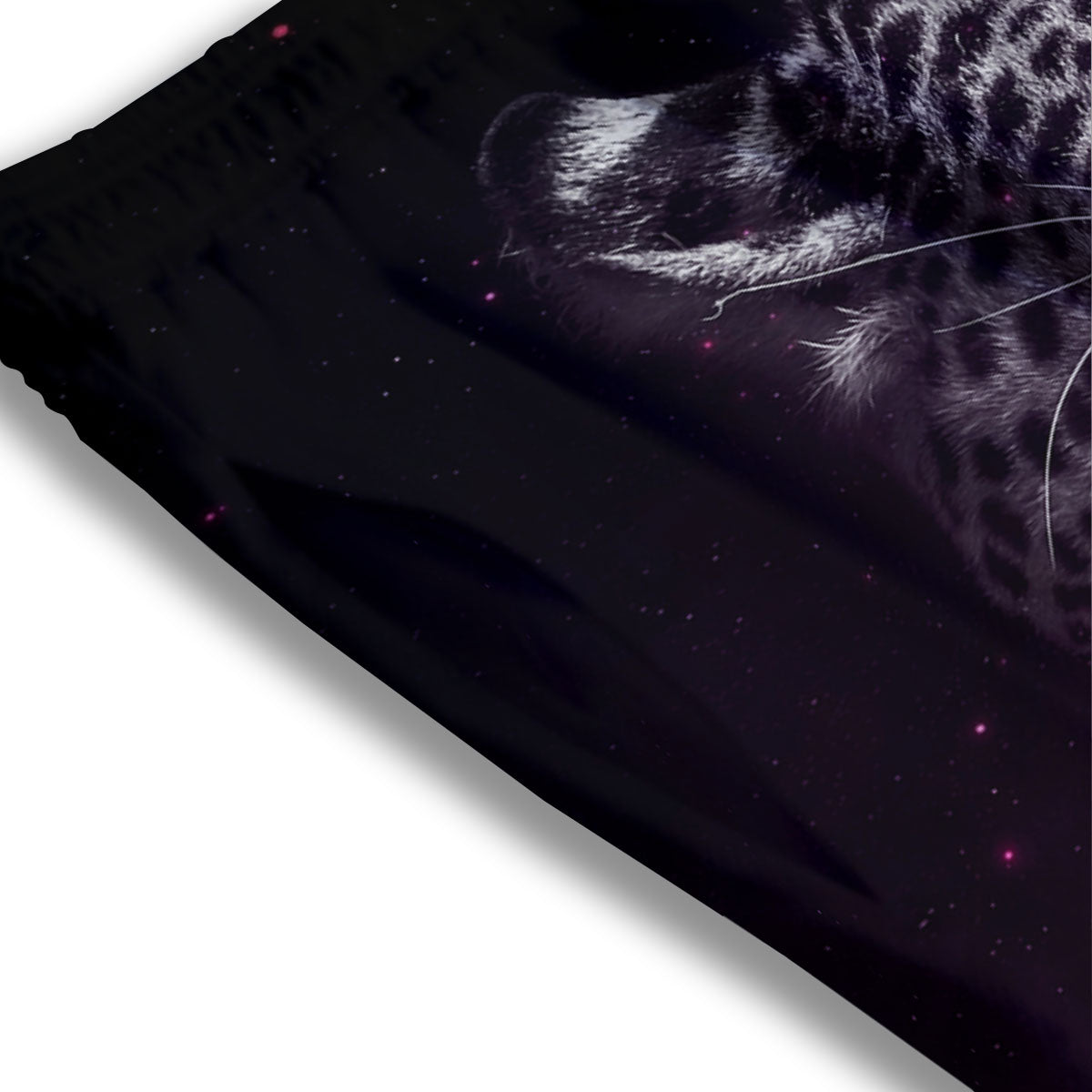 Jaguar Galaxy Print Mesh Shorts