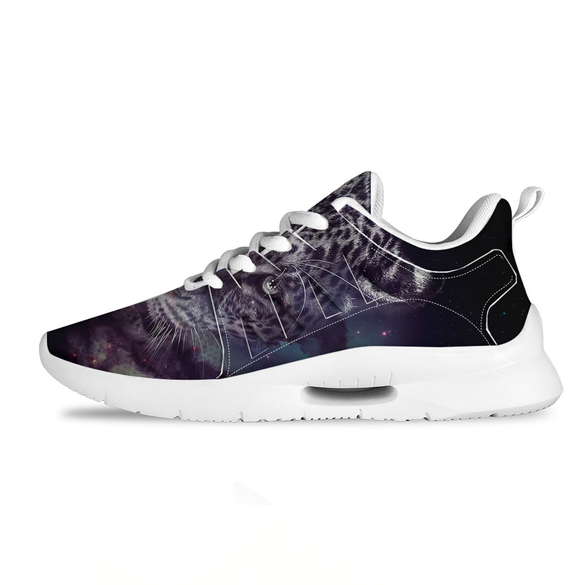 Jaguar Galaxy Print Tennis Shoes-grizzshop
