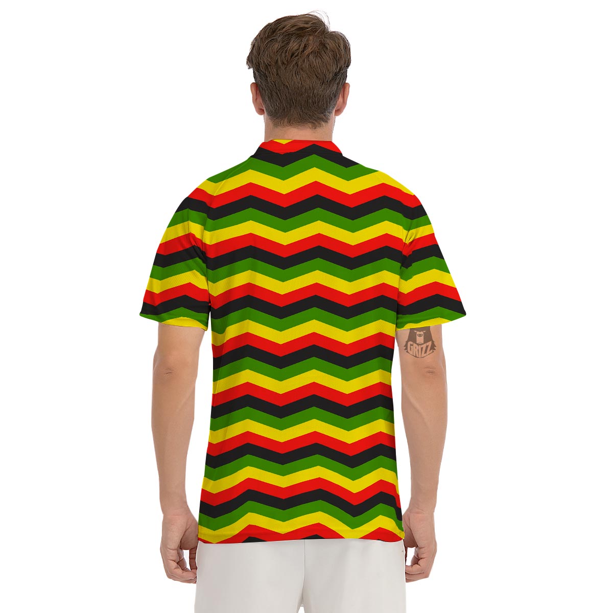 Jamaica Reggae Rasta Men's Golf Shirts-grizzshop