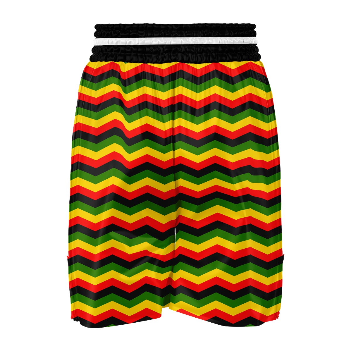 Jamaican Print Pattern Boxing Shorts-grizzshop