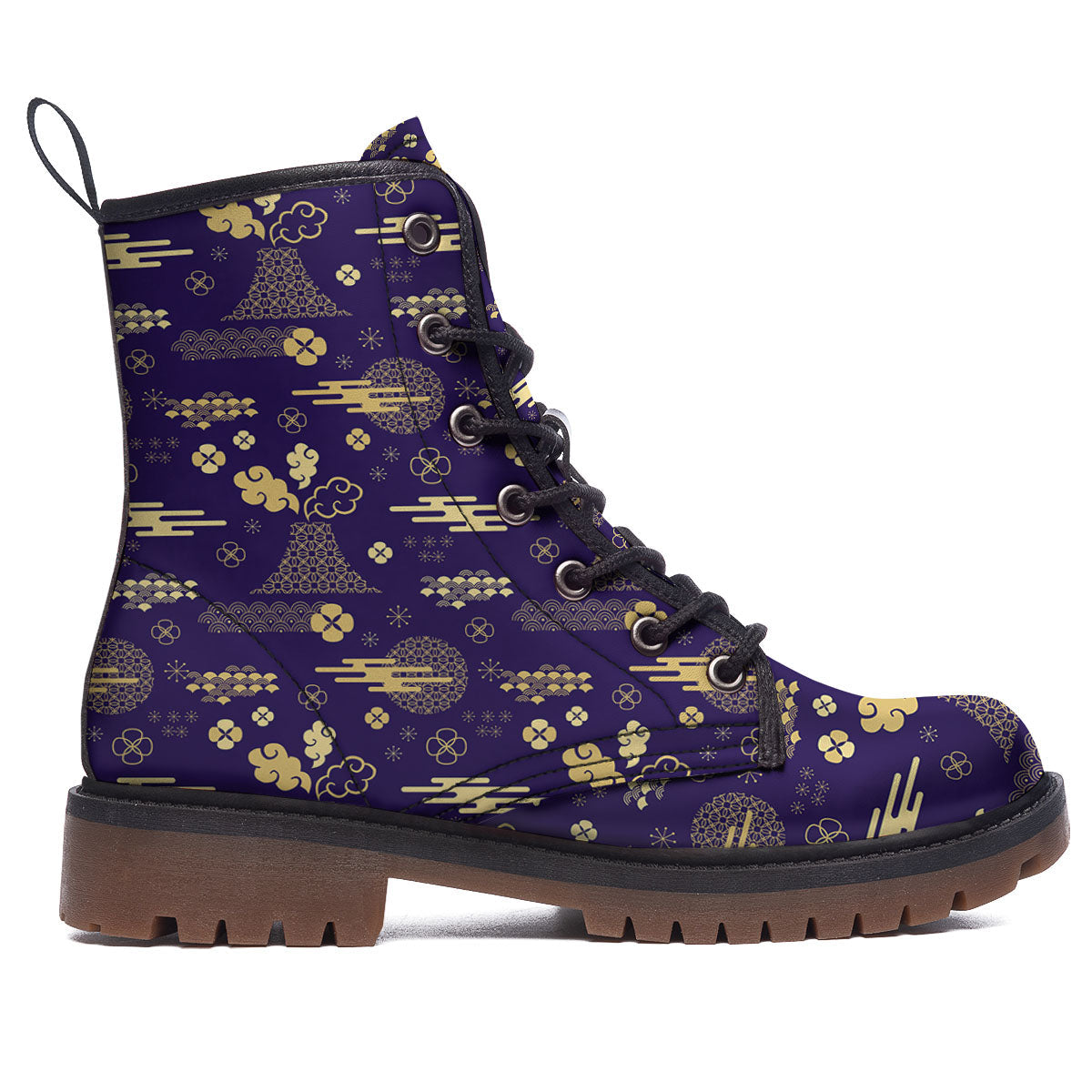 Japanese Classic Print Pattern Work Boots-grizzshop