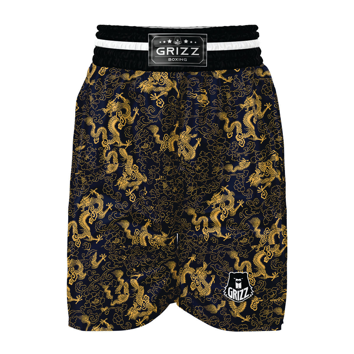 Japanese Dragon Boxing Shorts-grizzshop