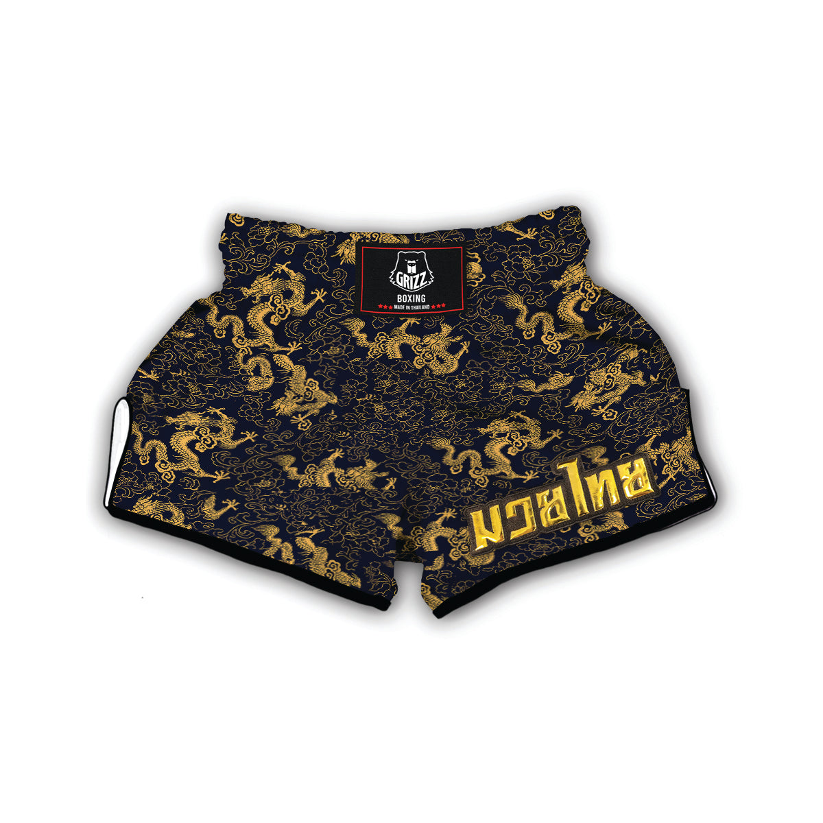Chrysanthemums And Japanese Koi Print Muay Thai Boxing Shorts main image 1