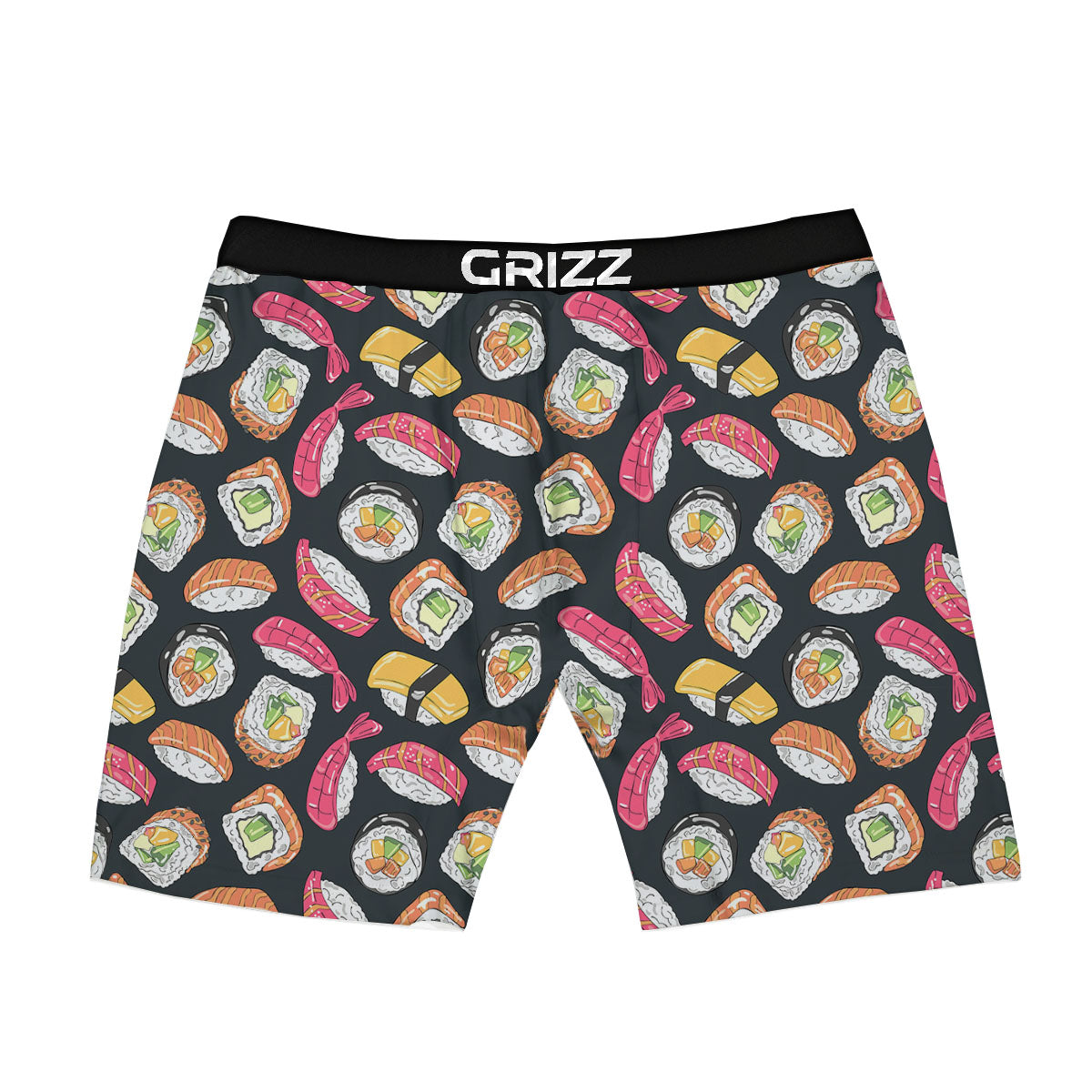 Japanese Sushi Print Pattern Boxer Briefs-grizzshop