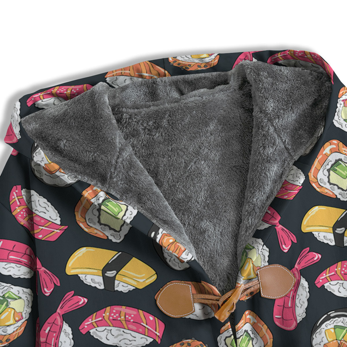 Japanese Sushi Print Pattern Men's Windbreaker Jacket-grizzshop