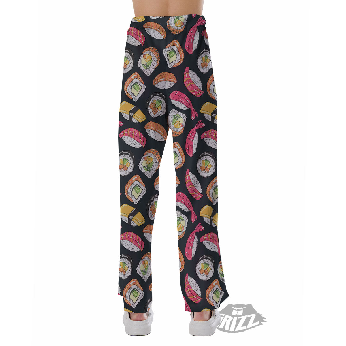 Japanese Sushi Print Pattern Pajama Pants-grizzshop