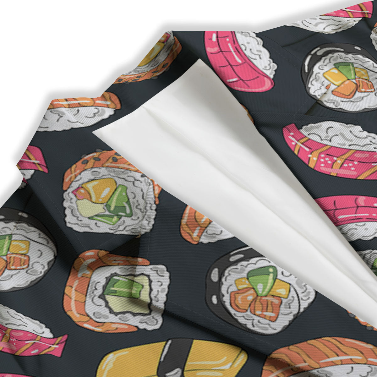 Japanese Sushi Print Pattern Women's Blazer-grizzshop