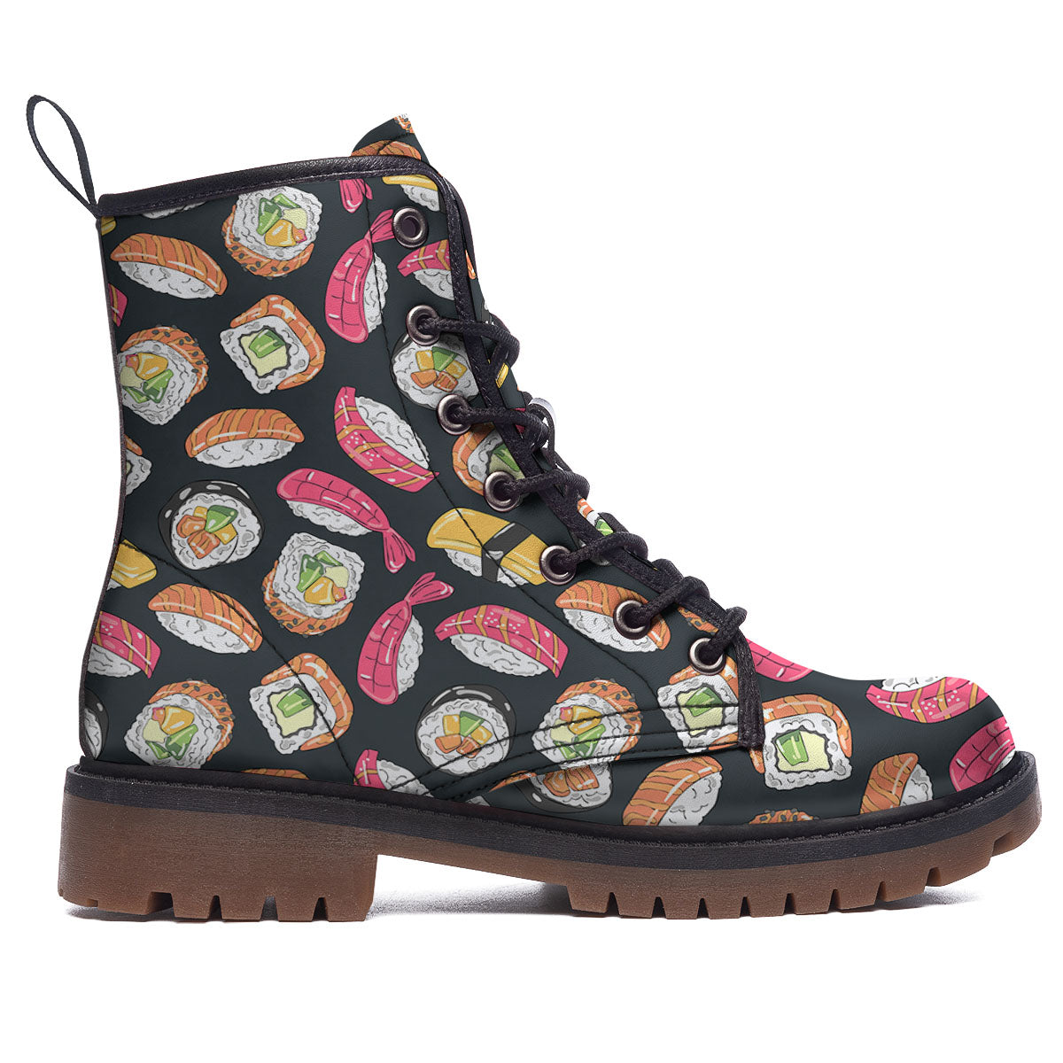 Japanese Sushi Print Pattern Work Boots-grizzshop