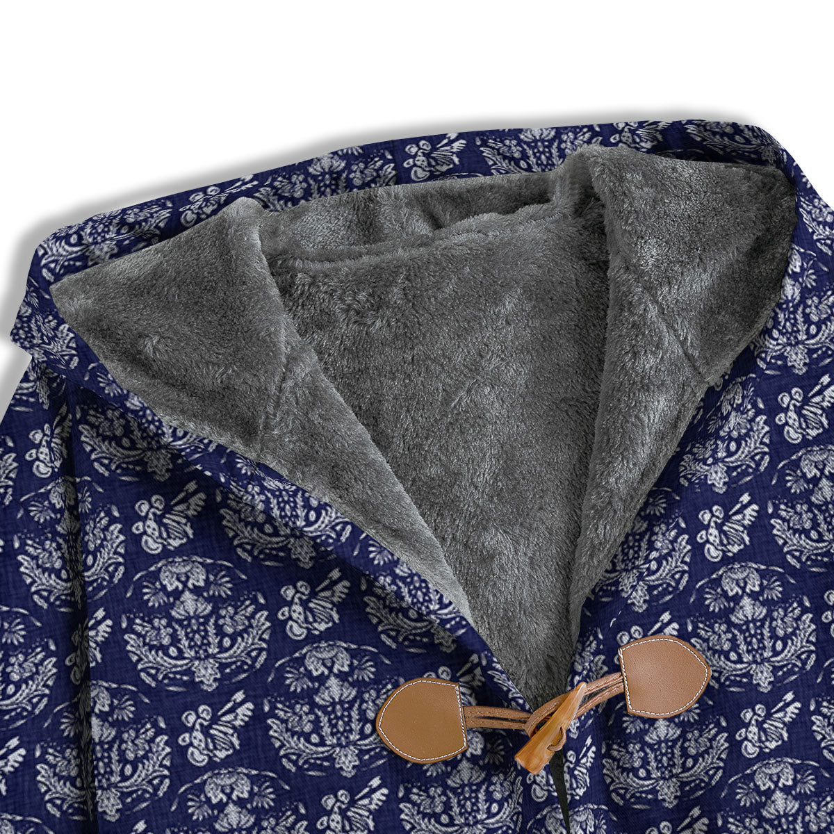 Jeans Bohemian Denim Print Pattern Men's Windbreaker Jacket-grizzshop