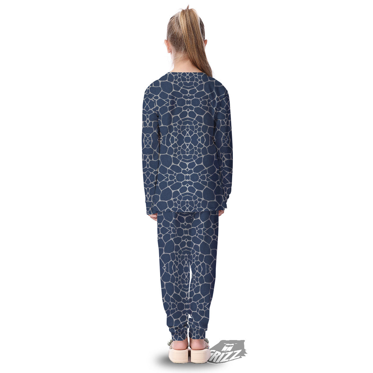 Jeans Giraffe Denim Print Pattern Kid's Pajamas-grizzshop