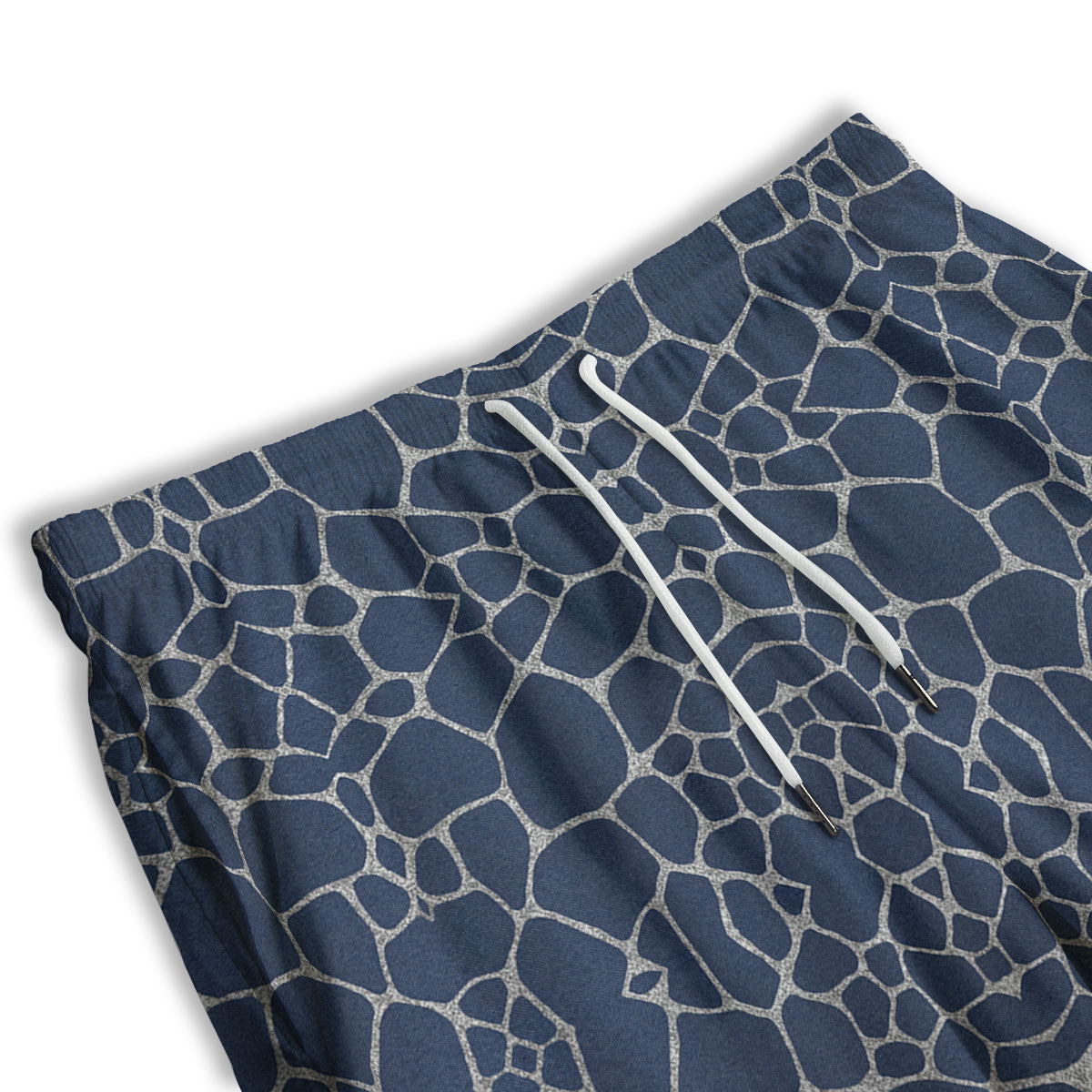 Lucky Cat And Sakura Japanese Print Men's Athletic Shorts