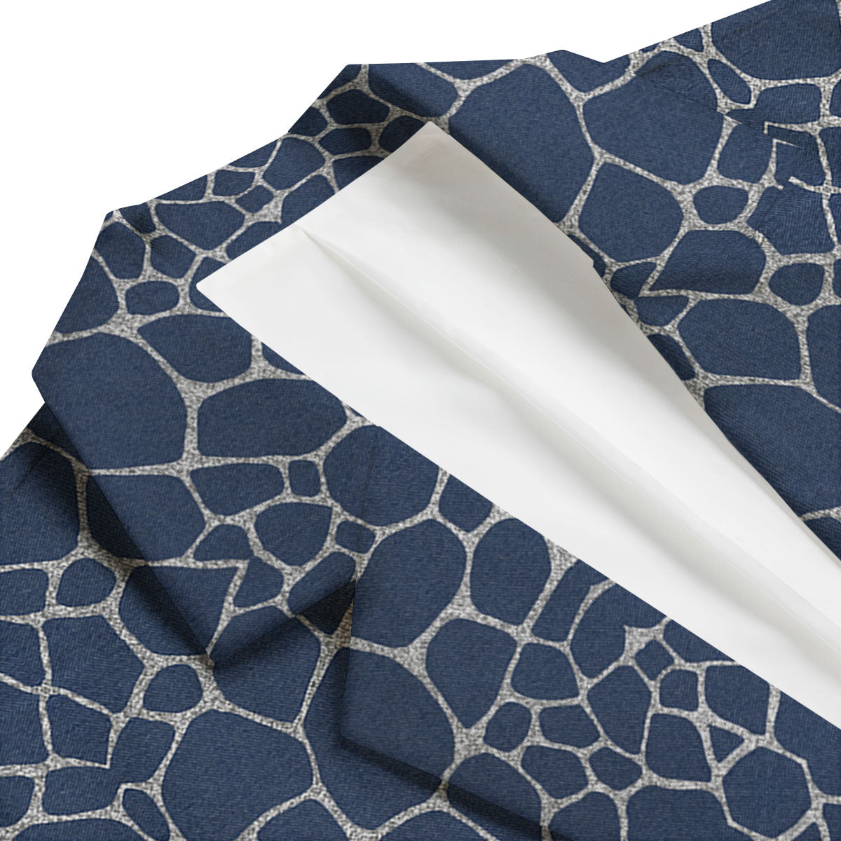 Jeans Giraffe Denim Print Pattern Men's Blazer-grizzshop