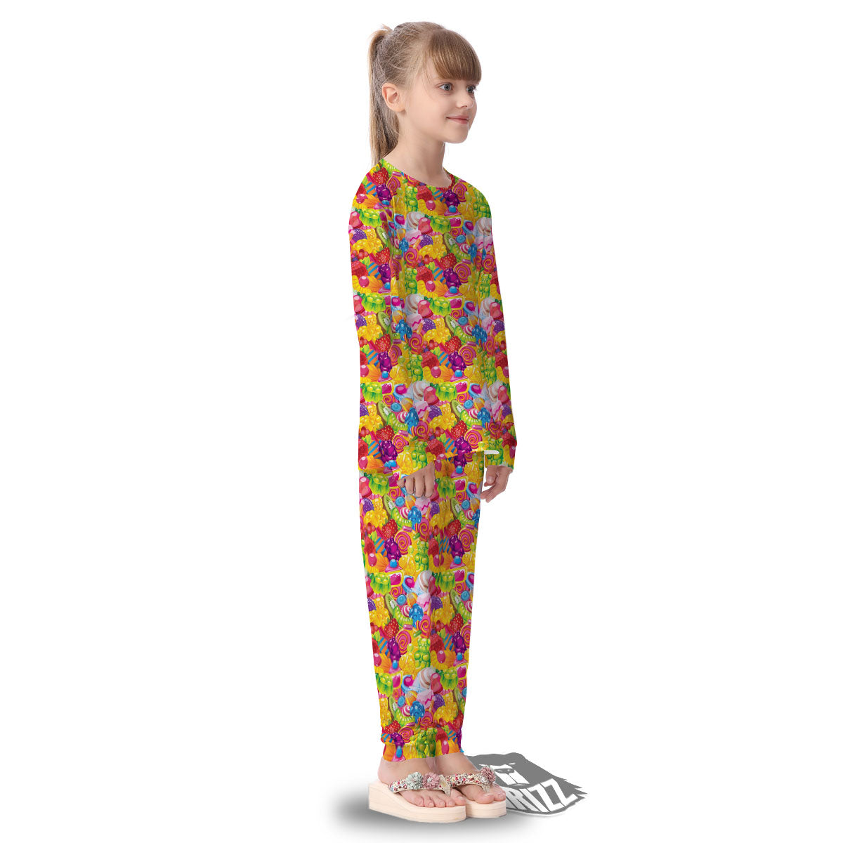 Jelly And Candy Print Pattern Kid's Pajamas-grizzshop