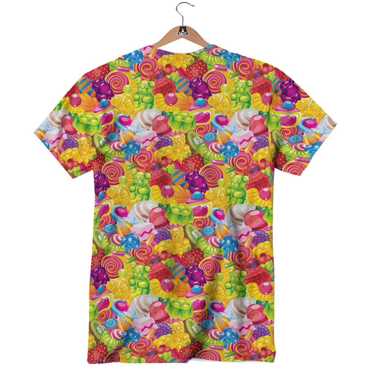 Jelly And Candy Print Pattern T-Shirt-grizzshop