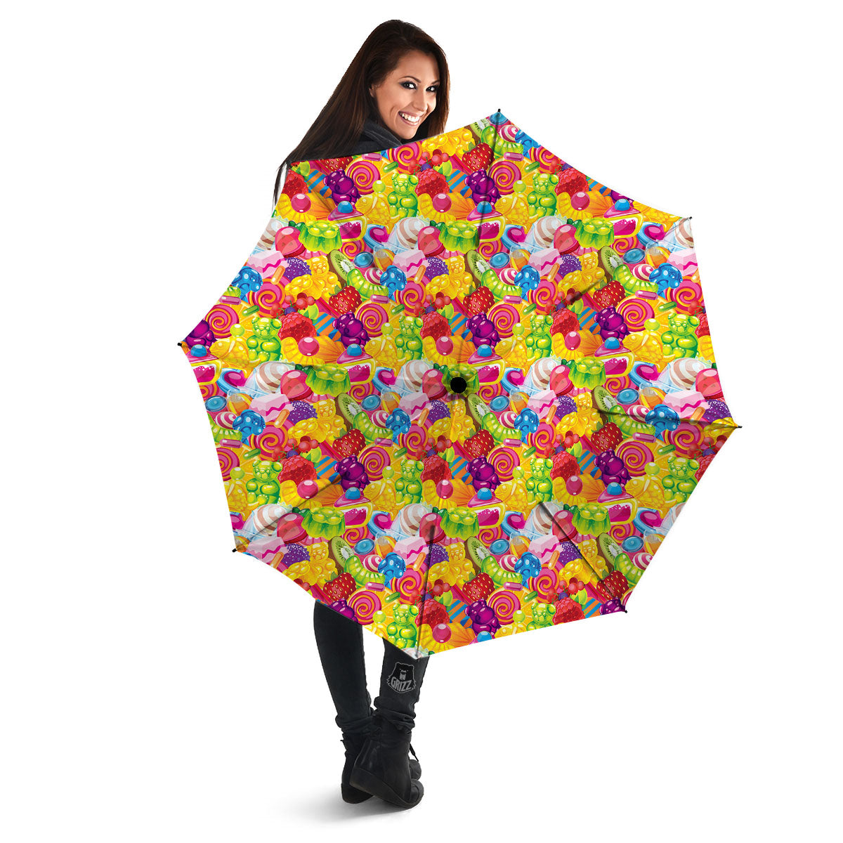 Jelly And Candy Print Pattern Umbrella-grizzshop