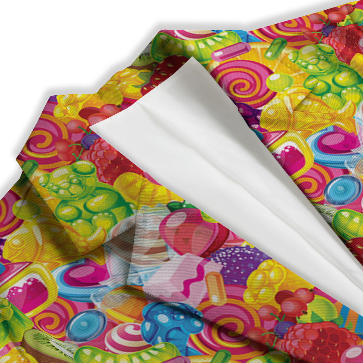 Jelly And Candy Print Pattern Women's Blazer-grizzshop