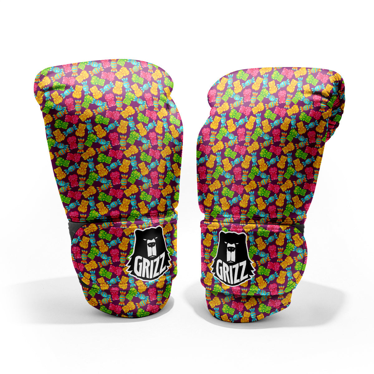 Jelly And Colorful Candy Print Pro Boxing Glove
