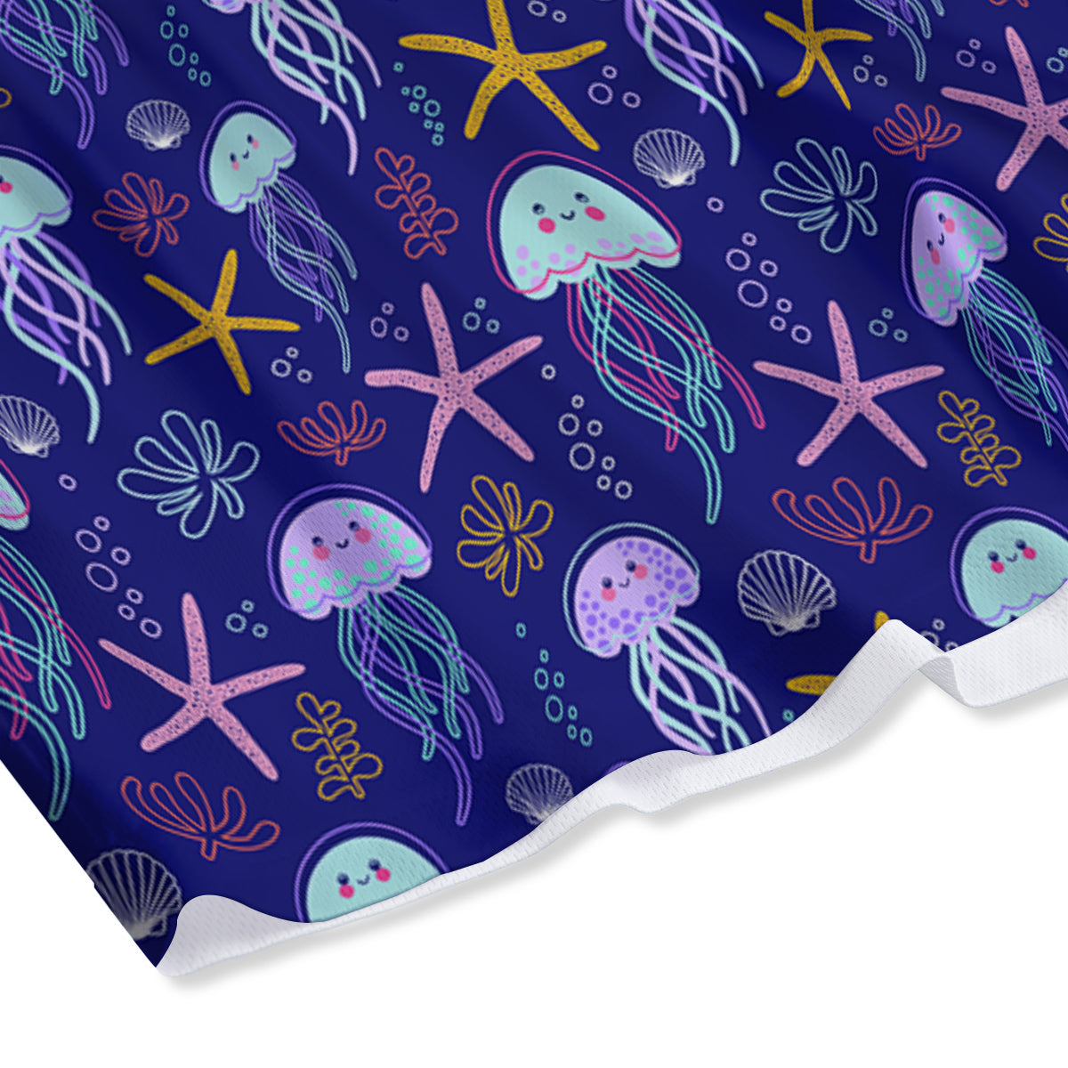Jellyfish Cute Print Pattern Mesh Shorts