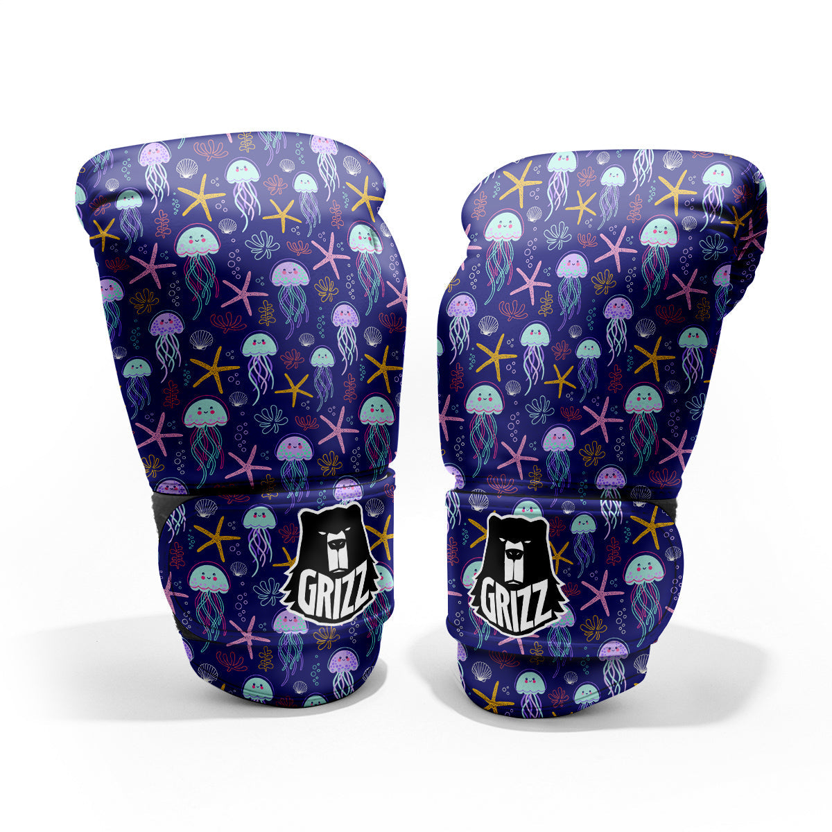 Jellyfish Cute Print Pattern Pro Boxing Glove