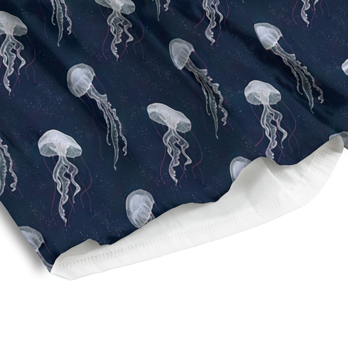 Lunar Cycle Eclipse Print Men's Athletic Shorts