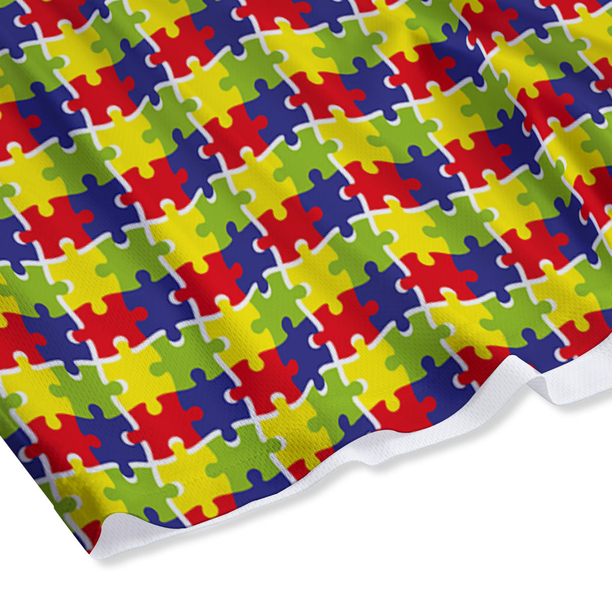 Liquid Trippy Green Abstract Print Mesh Shorts