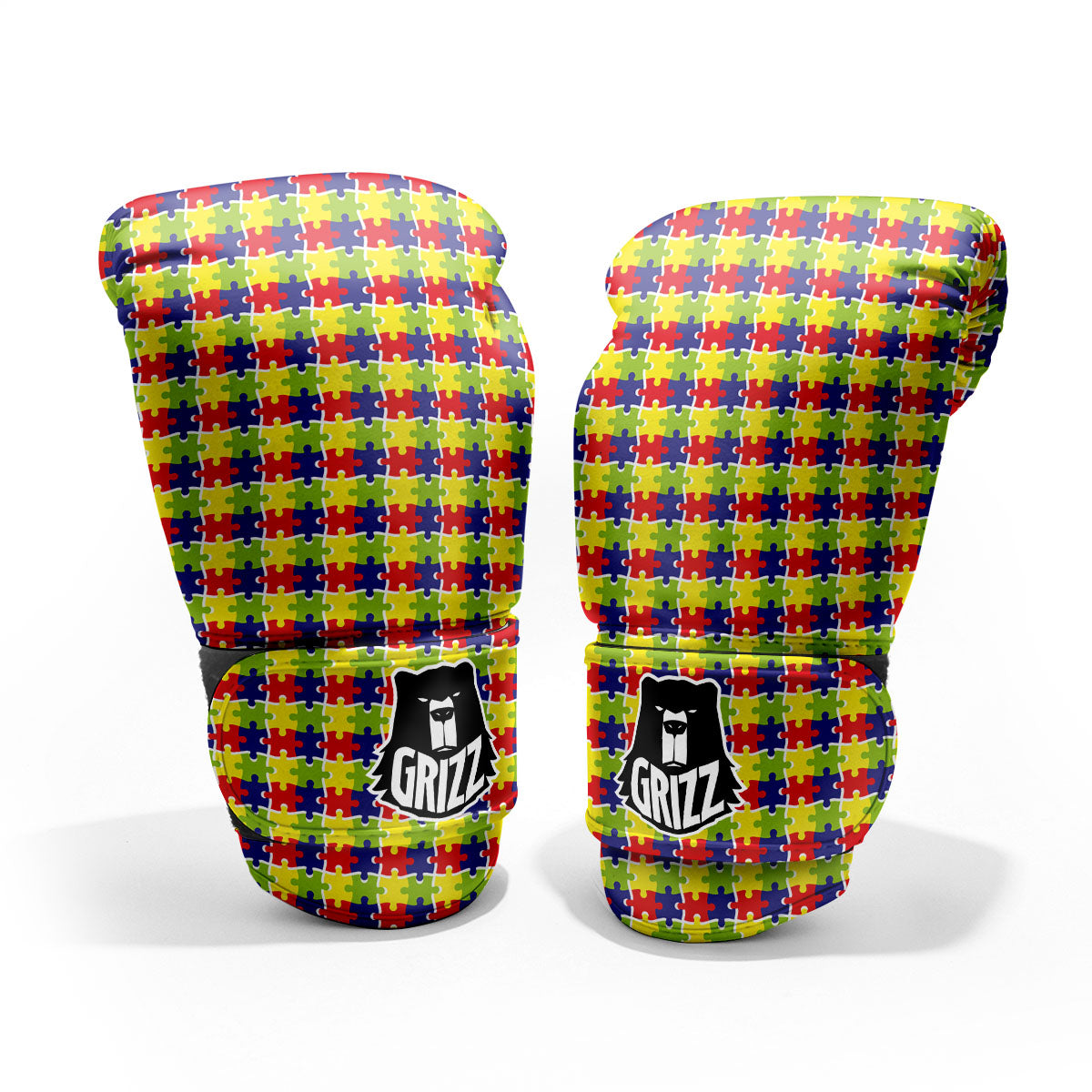 Jigsaw Autism Awareness Print Pro Boxing Glove