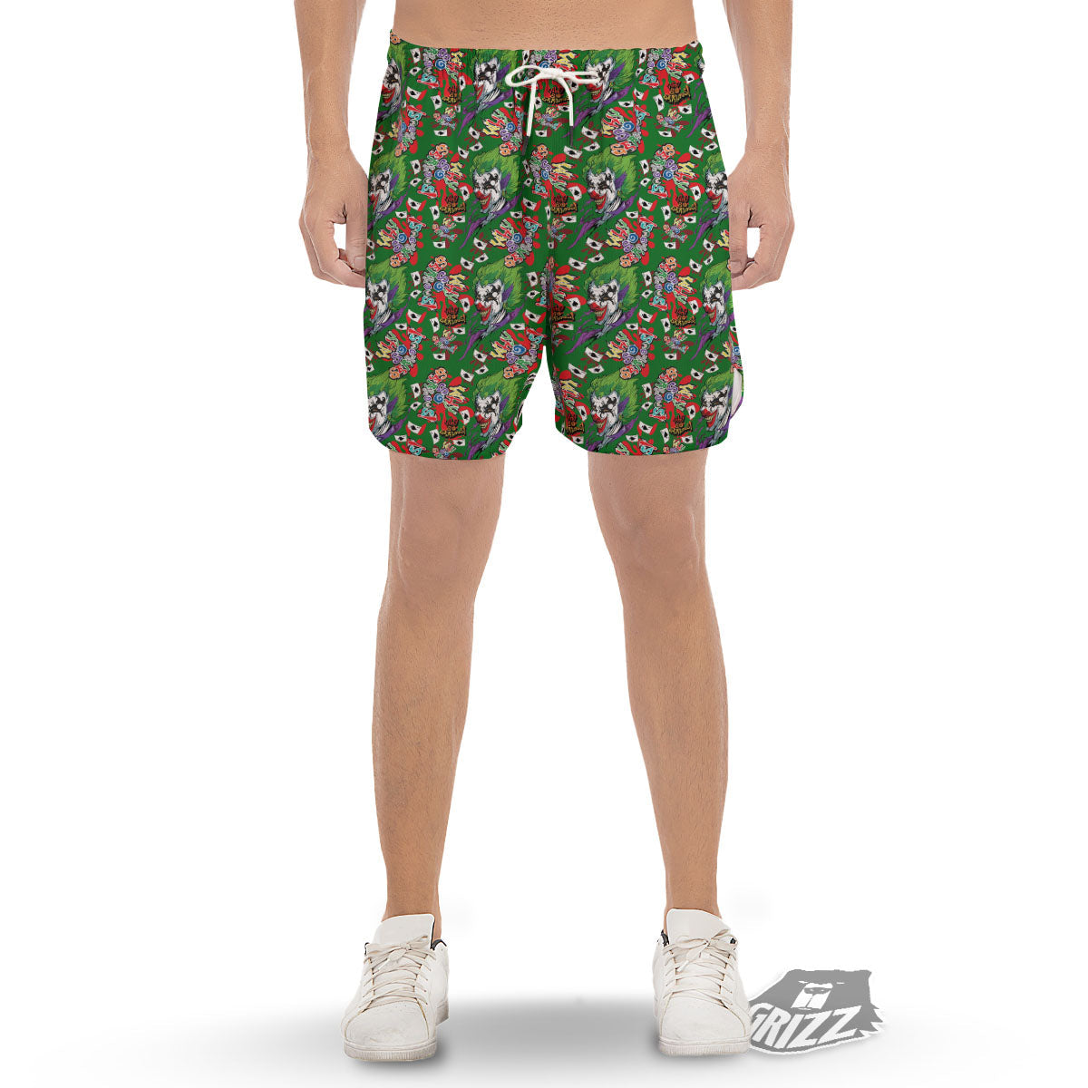 Joker Why So Serious Colorful Print Pattern Men's Gym Shorts-grizzshop