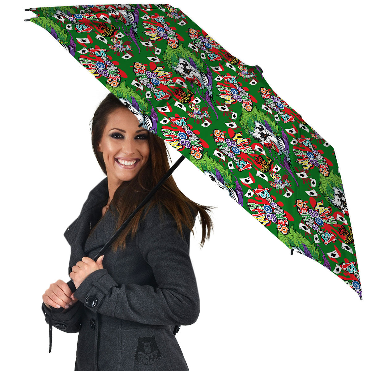 Joker Why So Serious Colorful Print Pattern Umbrella-grizzshop
