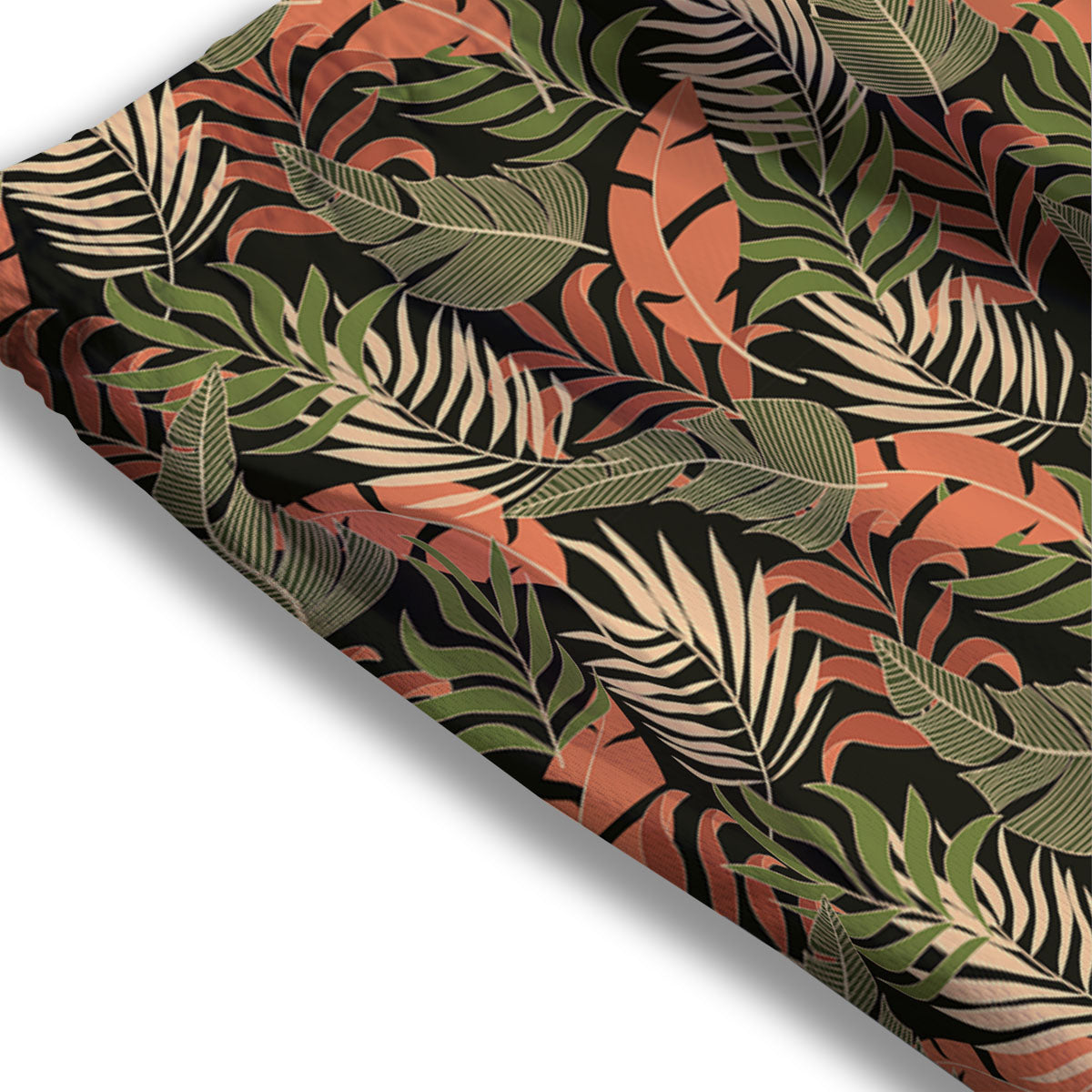 Jungle Hawaii Plants Tropical Print Pattern Mesh Shorts