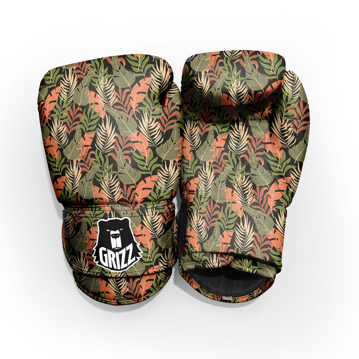 Jungle Hawaii Plants Tropical Print Pattern Sparring Gloves-grizzshop