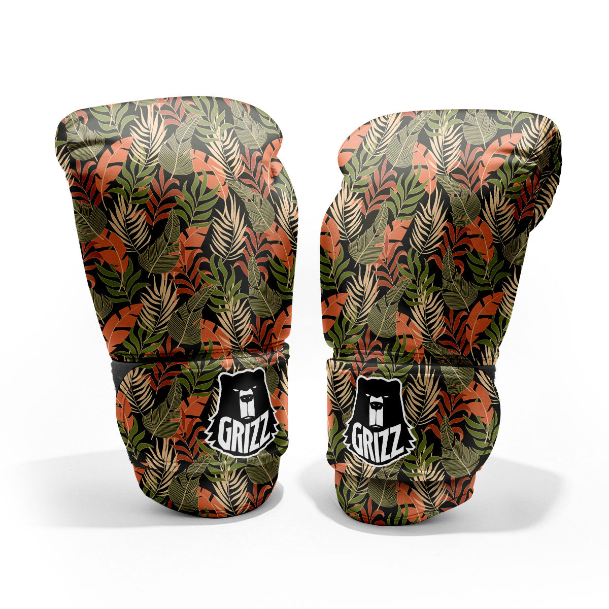 Jungle Hawaii Plants Tropical Print Pattern Sparring Gloves-grizzshop