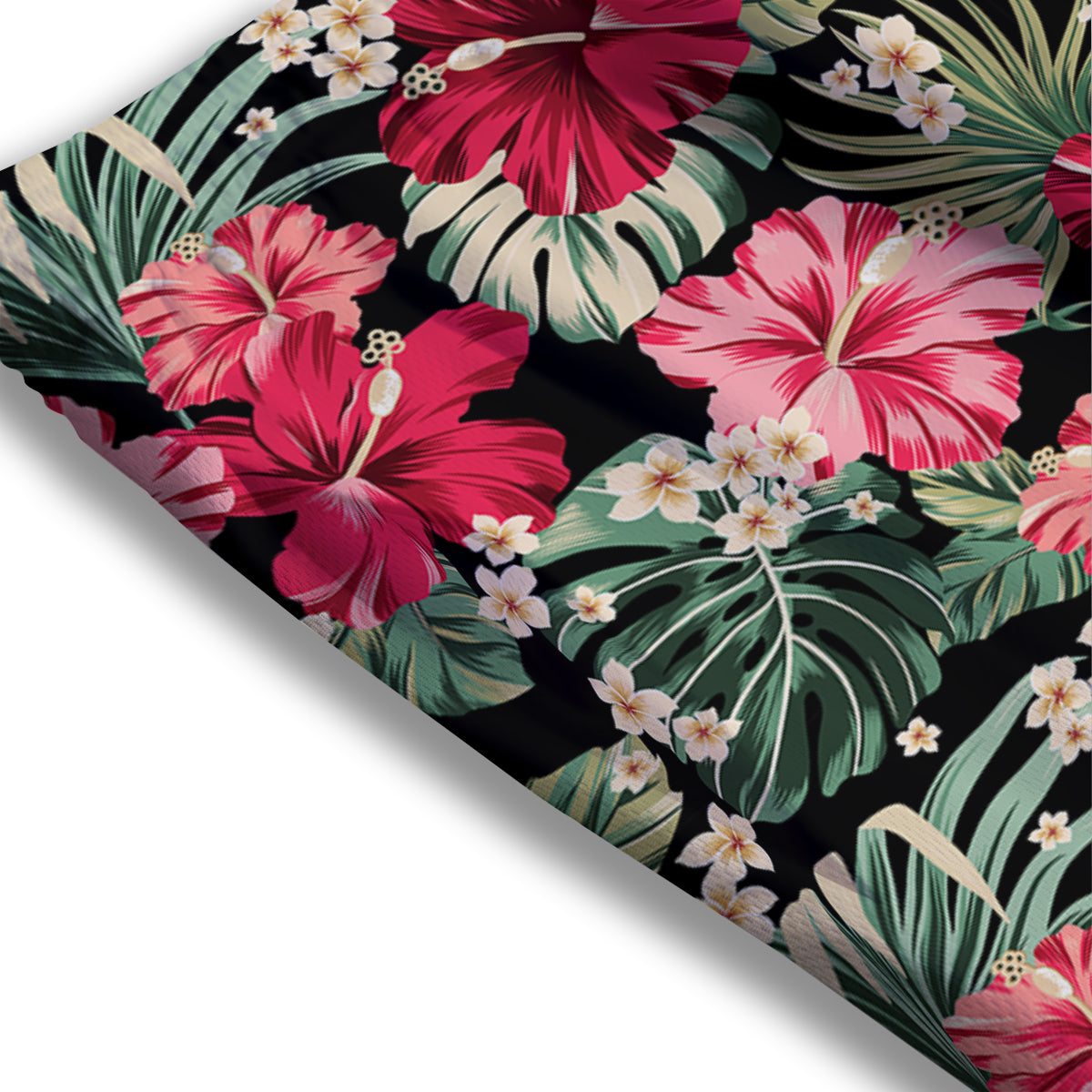 Jungle Hawaiian Tropical Print Pattern Mesh Shorts
