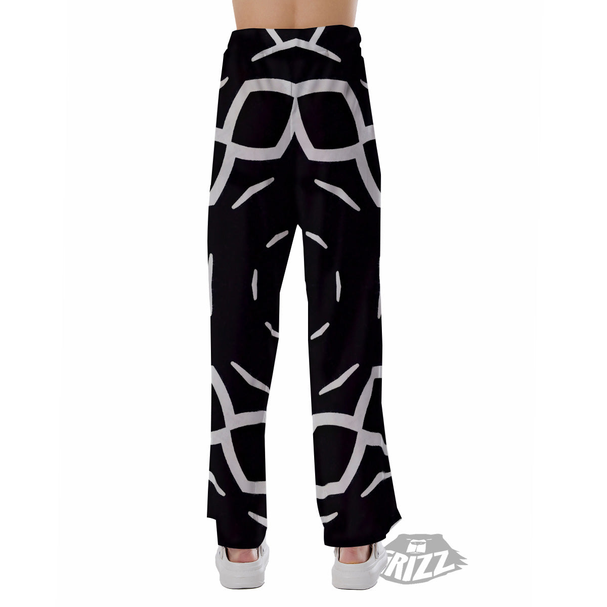 Kaleidoscope Black Print Pajama Pants-grizzshop