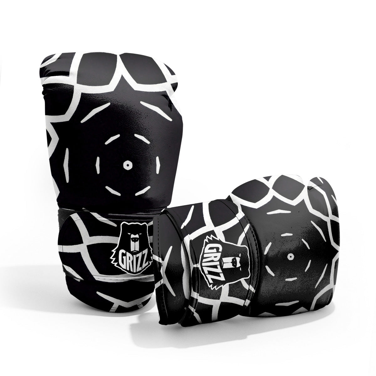 Kaleidoscope Black Print Pro Boxing Glove