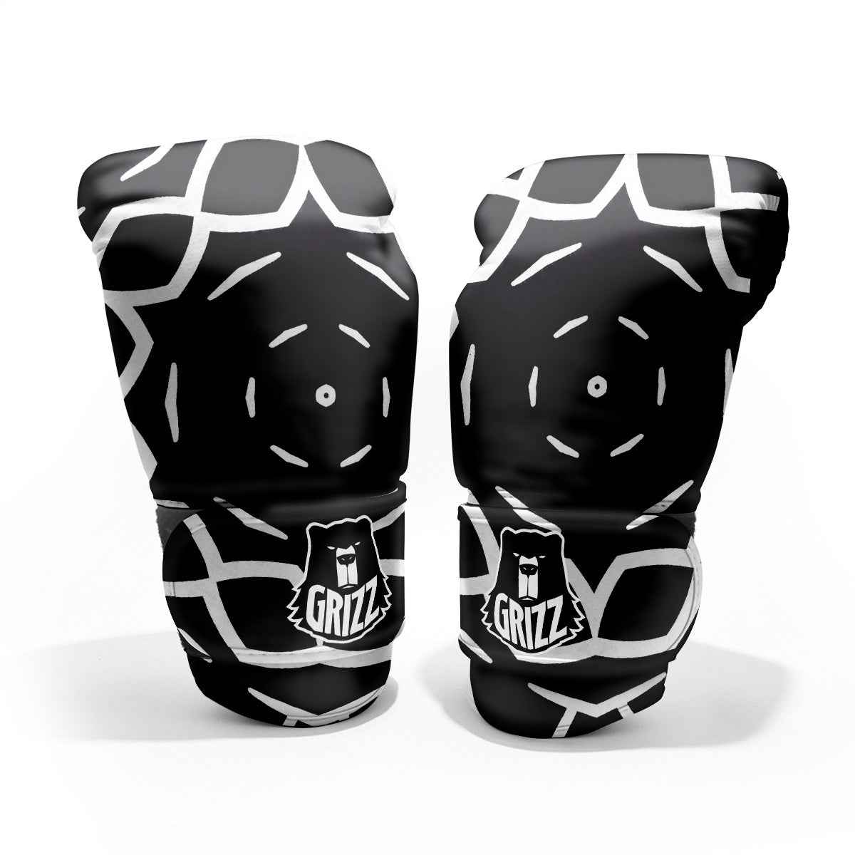 Kaleidoscope Black Print Pro Boxing Glove
