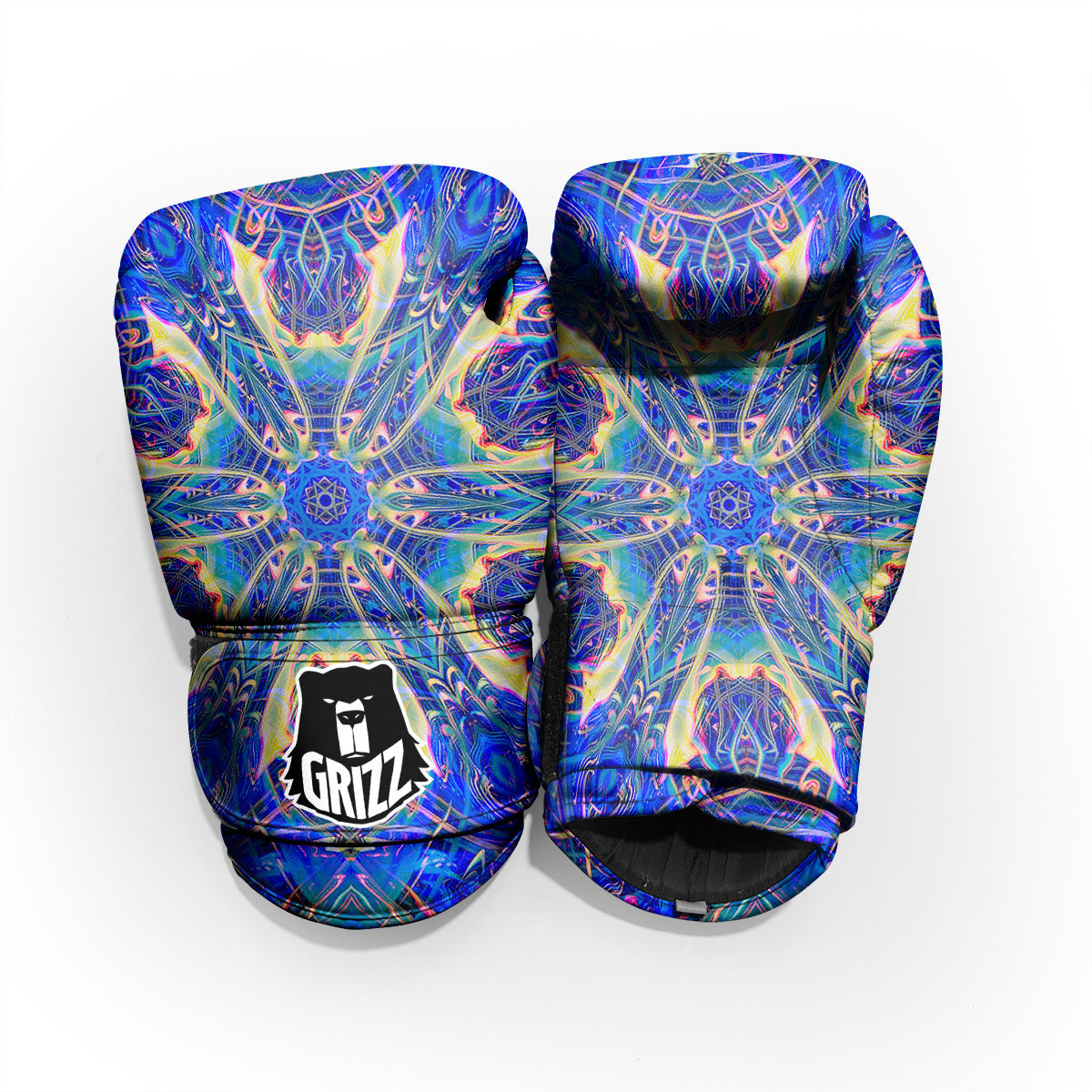 Kaleidoscope Blue Print Pro Boxing Glove